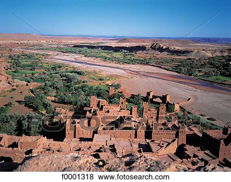 Stock Photo - river, village, landscape, landscapes, scene, scenery, scenes. Fotosearch