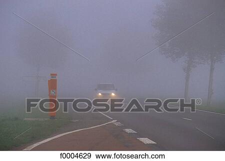 road, transport, transportation, car, mist, misty, fog View Large Photo Image Stock Photo - road, transport, transportation, car, mist, misty, fog. Fotosearch