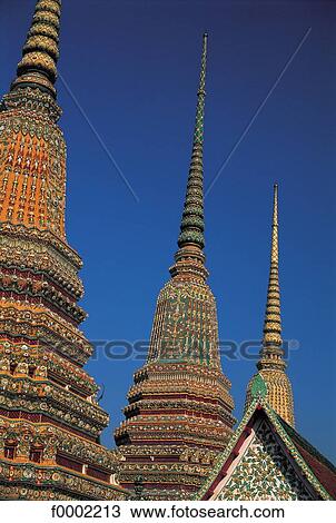 roof, Thailand, South East Asia, Asia, Bangkok, Wat Po Temple View Large Photo Image Stock Image - roof, Thailand, South East Asia, Asia, Bangkok, Wat Po Temple. Fotosearch