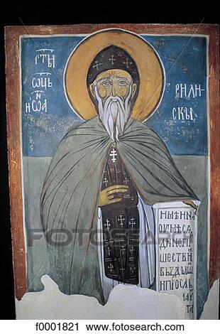 Stock Image - Sacred art, Icon, christianity, christianism, christian religion, Bulgaria, Europe. Fotosearch