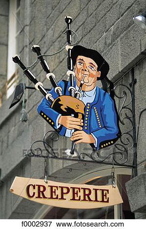 shop sign, restaurant, creperie, Brittany, Europe, France, French View Large Photo Image Stock Photo - shop sign, restaurant, creperie, Brittany, Europe, France, French. Fotosearch