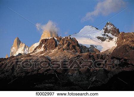 snow, South America, glacier, mountains, mountain, Park of the Glaciers, Argentina View Large Photo Image Stock Photo - snow, South America, glacier, mountains, mountain, Park of the Glaciers, Argentina. Fotosearch