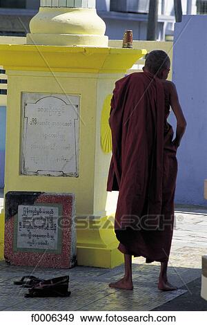 Stock Photo - South East Asia, Asia, exterior, open air, Burma, Myanmar, religion. Fotosearch