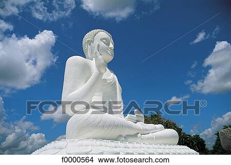 Picture - statue, divinity, god, goddess, Buddhism, Asian art, Sri Lanka. Fotosearch