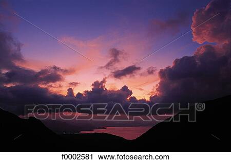 sunset, setting sun, sky, cloud, cloudy, clouds, night View Large Photo Image Stock Image - sunset, setting sun, sky, cloud, cloudy, clouds, night. Fotosearch