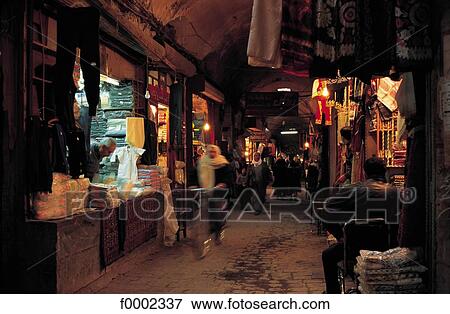 Syria, Middle East, shopping, souk, shop, inside View Large Photo Image Stock Photo - Syria, Middle East, shopping, souk, shop, inside. Fotosearch