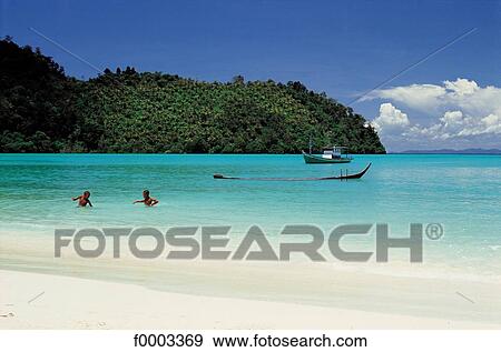 Thailand, South East Asia, Asia, beach, beaches, sea, sand View Large Photo Image Stock Photo - Thailand, South East Asia, Asia, beach, beaches, sea, sand. Fotosearch