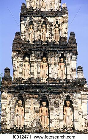 Thailand, South East Asia, Asia, Wat Chama Thevi, travel, travel vertical, exterior View Large Photo Image Stock Image - Thailand, South East Asia, Asia, Wat Chama Thevi, travel, travel vertical, exterior. Fotosearch