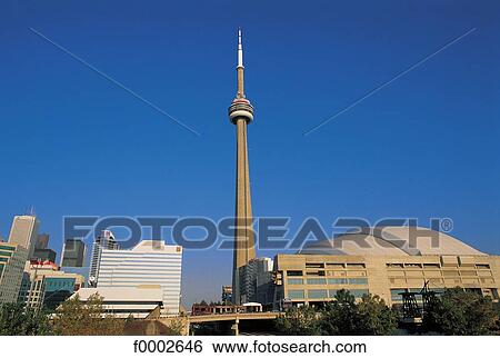 tower, Canada, North America, CN Tower, Skydome Stadium, Toronto View Large Photo Image Stock Photograph - tower, Canada, North America, CN Tower, Skydome Stadium, Toronto. Fotosearch