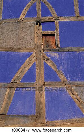 traditional dwelling, architecture detail, architectural detail, front, blue, Alsace, Europe View Large Photo Image Stock Photo - traditional dwelling, architecture detail, architectural detail, front, blue, Alsace, Europe. Fotosearch