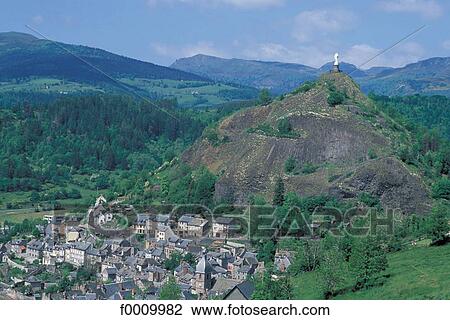 travel, travel Europe, France, French, French Auvergne, Cantal, exterior View Large Photo Image Stock Image - travel, travel Europe, France, French, French Auvergne, Cantal, exterior. Fotosearch