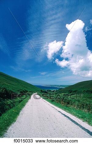 Stock Image - travel, travel exterior, open air, road, roads, countryside, country. Fotosearch