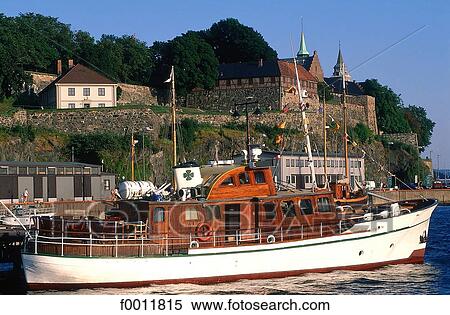 Stock Photography - travel, travel Norway, Europe, exterior, open air, Oslo. Fotosearch