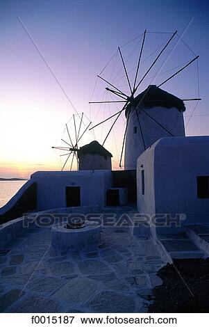 Stock Photo - travel, travel Southern Europe, Europe, European exterior, open air, Greece, Cyclades. Fotosearch