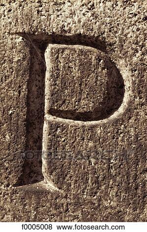 Stock Photo - typography, font, letter, type, grey, exterior. Fotosearch