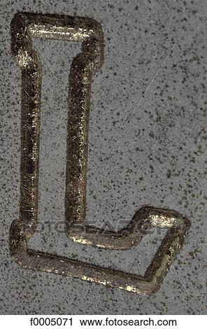 Stock Image - typography, font, letter, type, exterior, open air. Fotosearch