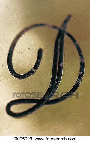 Stock Photo - typography, font, letter, type, exterior, open air. Fotosearch