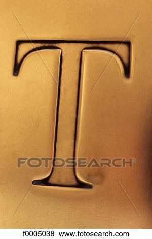Stock Photo - typography, font, letter, type, exterior, open air. Fotosearch