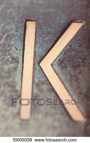 Stock Photo - typography, font, letter, type, exterior, open air. Fotosearch