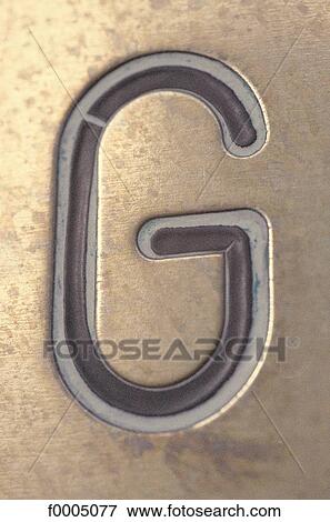 Stock Photo - typography, font, letter, type, exterior, open air. Fotosearch