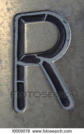 Stock Photo - typography, font, letter, type, exterior, open air. Fotosearch