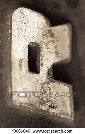 Stock Photograph - typography, font, letter, type, exterior, open air. Fotosearch
