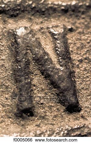 Stock Photograph - typography, font, letter, type, exterior, open air. Fotosearch
