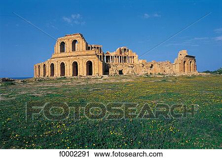 vestige, ruin, antiquity, amphitheatre, Libya, Northern Africa, archeological site View Large Photo Image Stock Image - vestige, ruin, antiquity, amphitheatre, Libya, Northern Africa, archeological site. Fotosearch