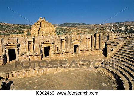 vestige, ruin, antiquity, amphitheatre, Jordan, Middle East, archeological site View Large Photo Image Stock Photo - vestige, ruin, antiquity, amphitheatre, Jordan, Middle East, archeological site. Fotosearch