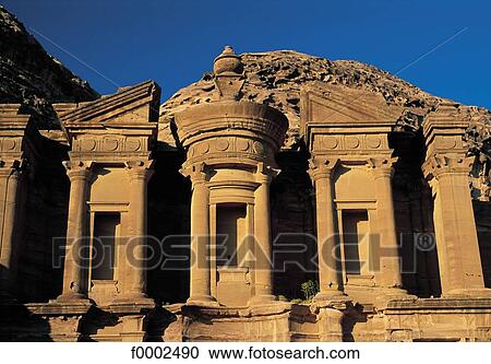 Stock Image - vestige, ruin, antiquity, cave dweller, Jordan, Middle East, archeological site. Fotosearch