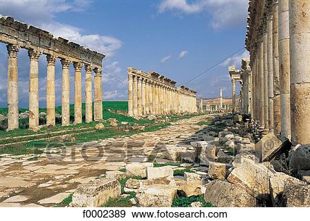 vestige, ruin, antiquity, column, pillar, Syria, Middle East View Large Photo Image Stock Photo - vestige, ruin, antiquity, column, pillar, Syria, Middle East. Fotosearch
