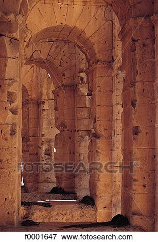 Stock Photo - vestige, ruin, antiquity, Tunisia, Northern Africa, archeological site, archaeological site. Fotosearch