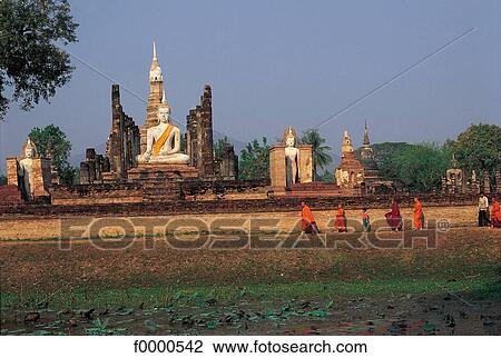 vestige, ruin, Buddhism, monk, Thailand, South East Asia, Asia View Large Photo Image Stock Image - vestige, ruin, Buddhism, monk, Thailand, South East Asia, Asia. Fotosearch