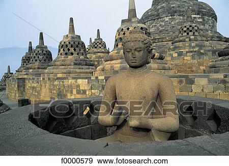 Stock Photo - vestige, ruin, divinity, god, goddess, statue, Asian art. Fotosearch