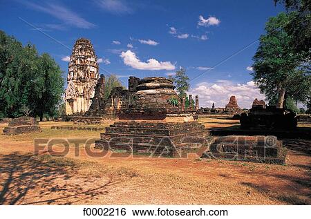 vestige, ruin, Thailand, South East Asia, Asia, archeological site, archaeological site View Large Photo Image Stock Photograph - vestige, ruin, Thailand, South East Asia, Asia, archeological site, archaeological site. Fotosearch