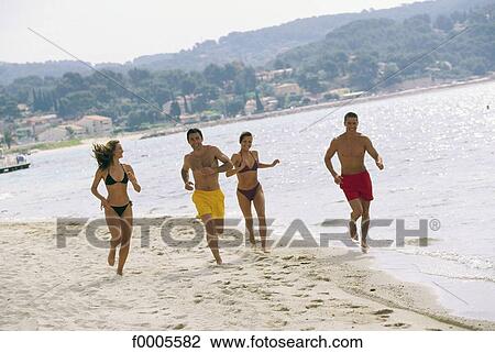 Stock Image - woman, women, people, exterior, open air, happy. Fotosearch