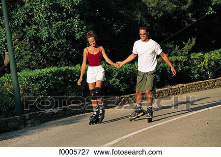 woman, women, people, exterior, open air, roller blade View Large Photo Image Stock Photo - woman, women, people, exterior, open air, roller blade. Fotosearch