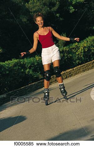 Stock Photography - woman, women, people, exterior, open air, happy. Fotosearch