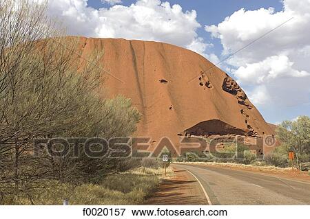 Stock Photo - Australia, Northern Territory, Uluru National Park, Ayers rock. Fotosearch