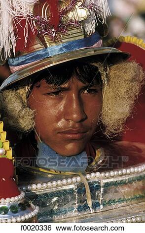 Bolivia, Quillacollo, Virgin of Urcupina festival, costume of Morenada de Oruro View Large Photo Image Stock Photograph - Bolivia, Quillacollo, Virgin of Urcupina festival, costume of Morenada de Oruro. Fotosearch