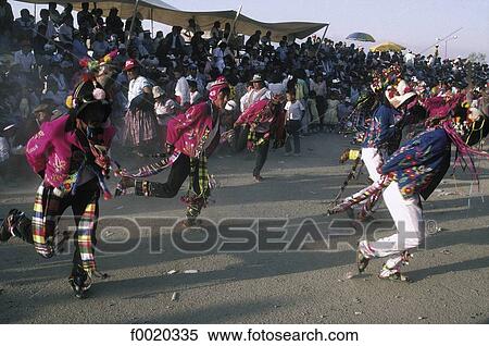 Bolivia, Quillacollo, Virgin of Urcupina festival, Tinku dancers View Large Photo Image Stock Photography - Bolivia, Quillacollo, Virgin of Urcupina festival, Tinku dancers. Fotosearch