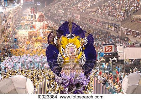 Picture - Brazil, Rio de Janeiro, the carnival . Fotosearch