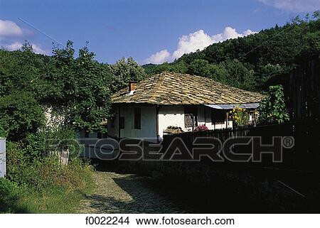 Picture - Bulgaria, Bozhentsi, house. Fotosearch