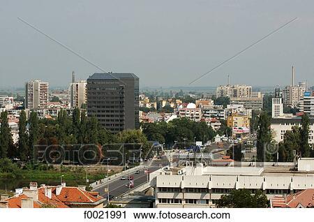 Stock Image - Bulgaria, Plovdiv, new city. Fotosearch
