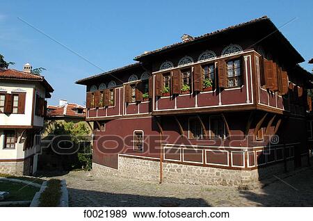 Stock Photo - Bulgaria, Plovdiv, old city, Balabanov house. Fotosearch