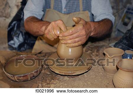 Stock Photograph - Bulgaria, Plovdiv, potter. Fotosearch