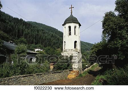 Stock Image - Bulgaria, Rhodope Mountains Region, Shiroka Laka. Fotosearch