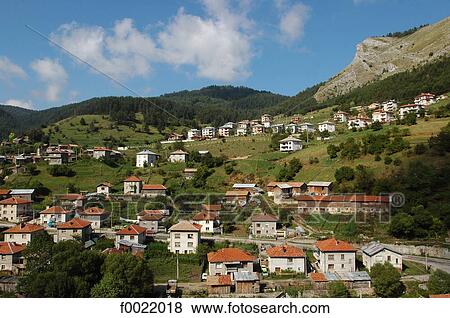 Bulgaria, Rhodope Mountains Region, Trigrad View Large Photo Image Stock Photo - Bulgaria, Rhodope Mountains Region, Trigrad. Fotosearch