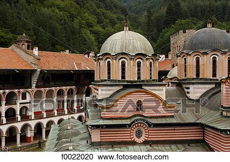 Bulgaria, Rila, monastery View Large Photo Image Stock Image - Bulgaria, Rila, monastery. Fotosearch