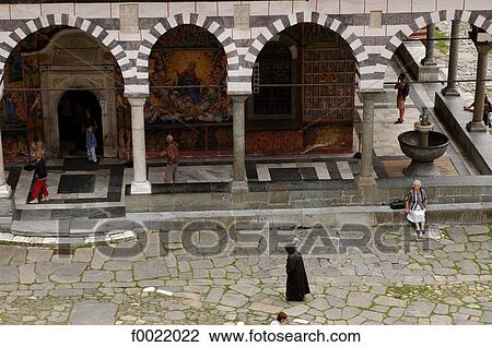Bulgaria, Rila, monastery View Large Photo Image Stock Image - Bulgaria, Rila, monastery. Fotosearch